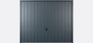 výklopná garážová vrata Vertikální s pasem